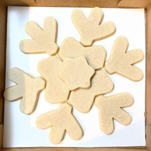 Snowflake Cookie platter - 2