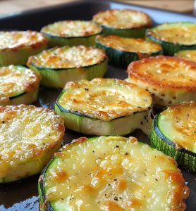 zuccini rounds in pan